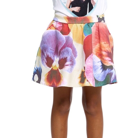 Chaser Bottoms New Chaser Sunburst Girls Floral Print Skirt Cover